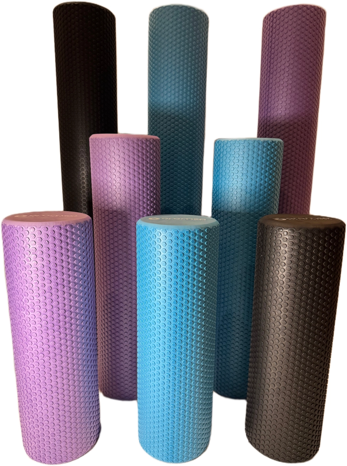 Wałek do masażu CARE+ 90 cm – roller z wypustkami czarny