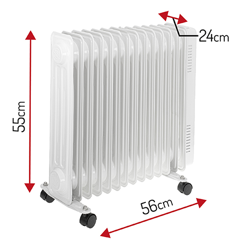 Grzejnik olejowy Adler AD 7818 2500W – 13 żeberek