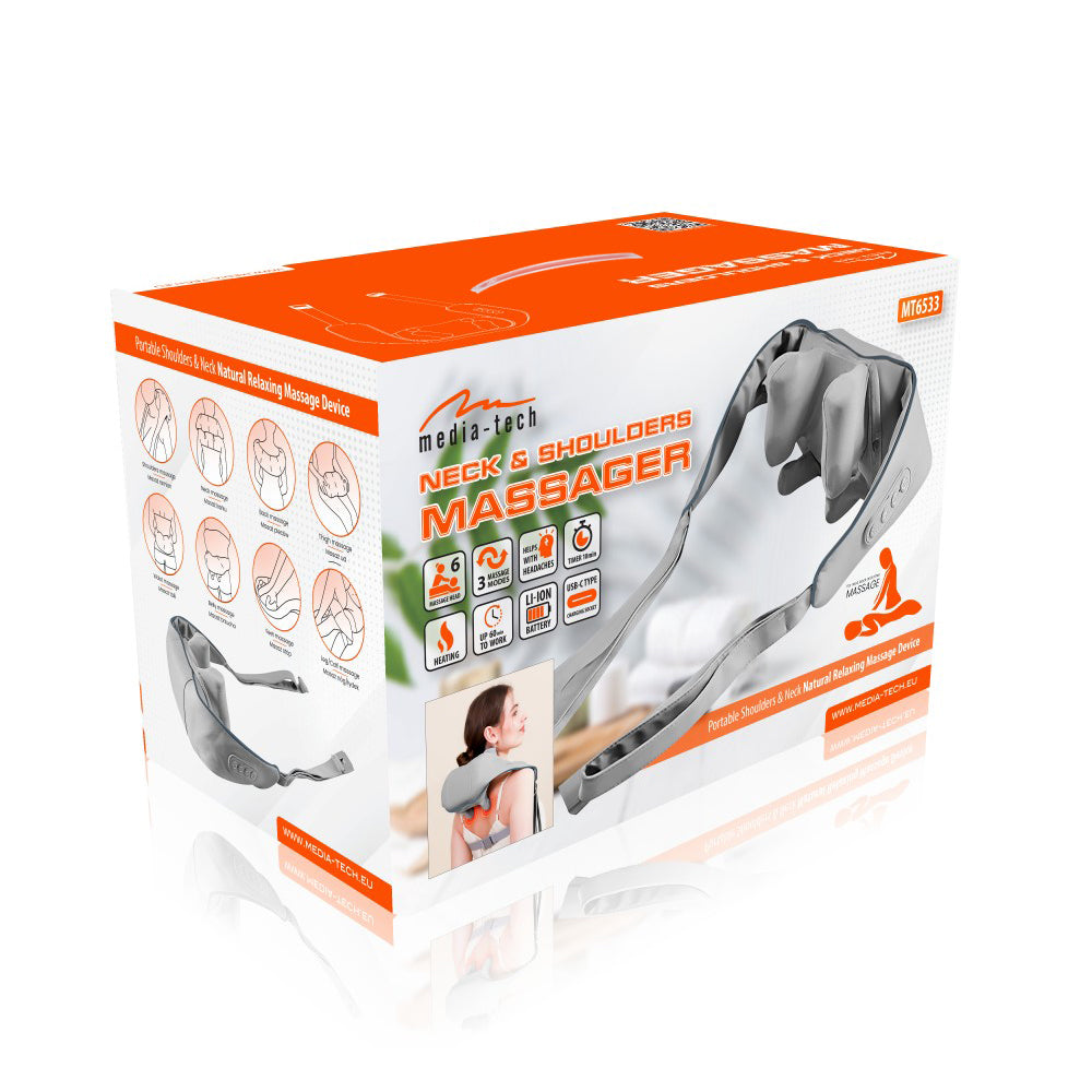 Masażer karku i ramion Media-Tech NECK & SHOULDERS MASSAGER MT6533