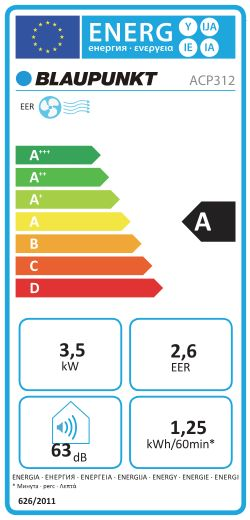 Klimatyzator przenośny Blaupunkt ACP312 – 12 000 BTU, WiFi, do 35 m²