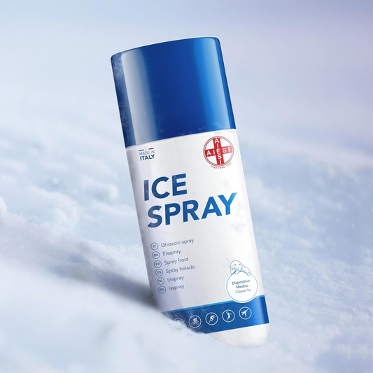 Lód w sprayu z mentolem AIESI ICE SPRAY 400 ml – szybkie chłodzenie przy urazach