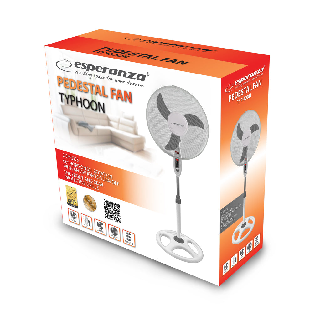 Wentylator stojący Esperanza TYPHOON 16'' – do domu i biura