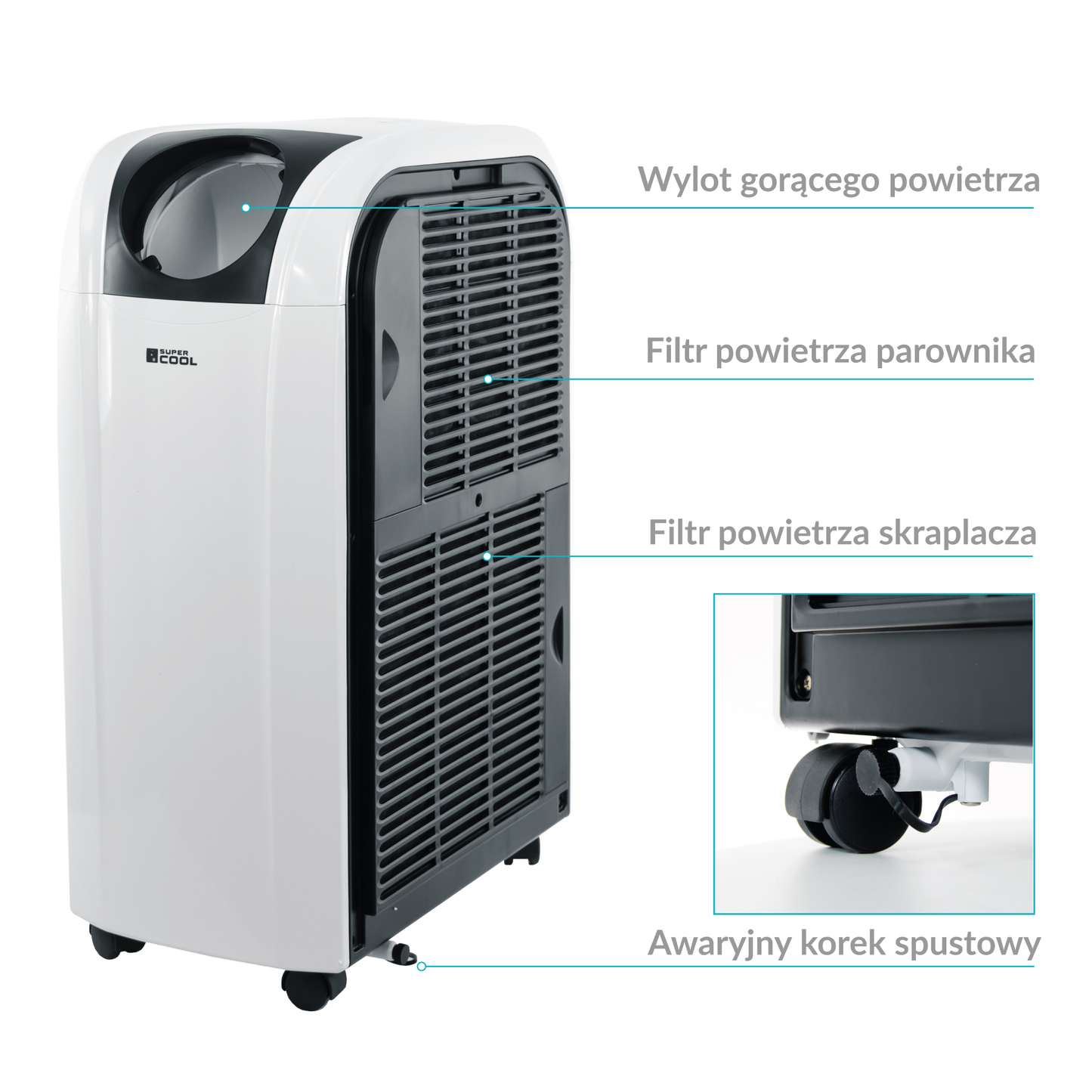 Klimatyzator przenośny FRAL SUPER COOL FSC14.2SC Wi-Fi 4,0 kW
