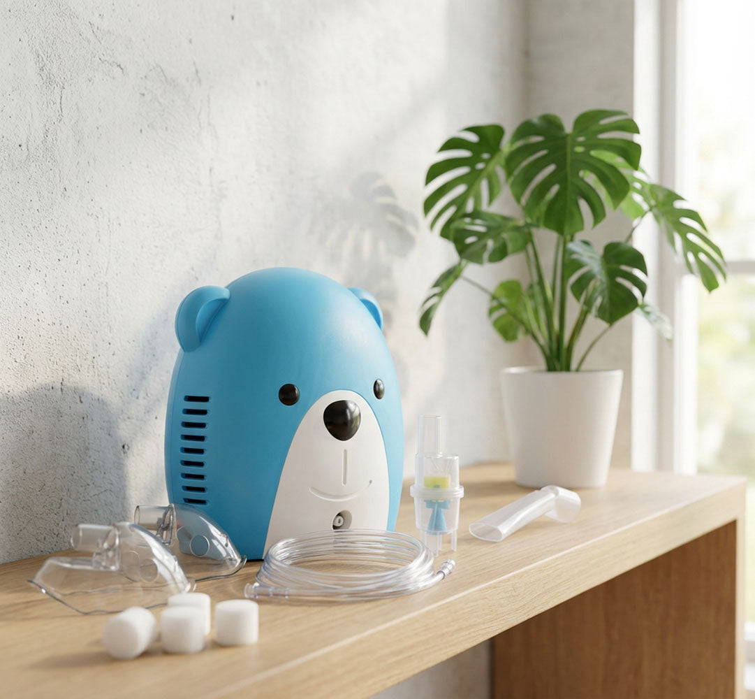 Inhalator kompresorowy Esperanza TEDDY BEAR – nebulizator dla dzieci i dorosłych