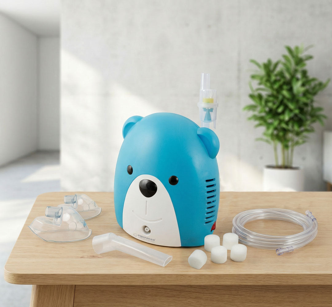 Inhalator kompresorowy Esperanza TEDDY BEAR – nebulizator dla dzieci i dorosłych
