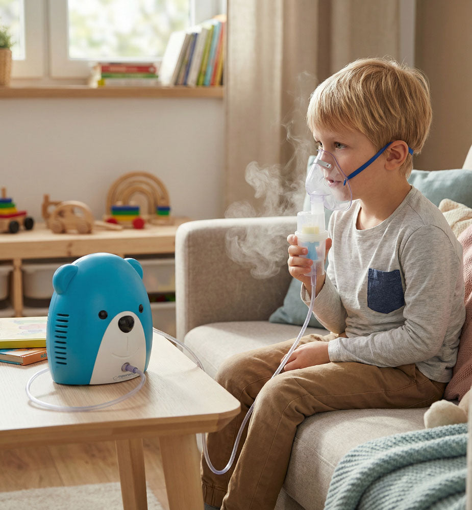 Inhalator kompresorowy Esperanza TEDDY BEAR – nebulizator dla dzieci i dorosłych