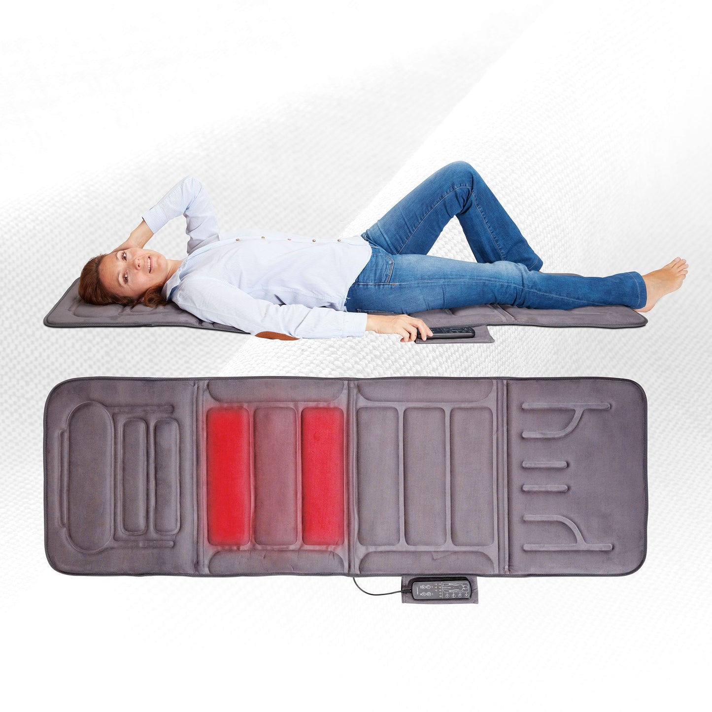 Lanaform Massage Mattress LA110315 – materac do masażu wibracyjnego z podgrzewaniem