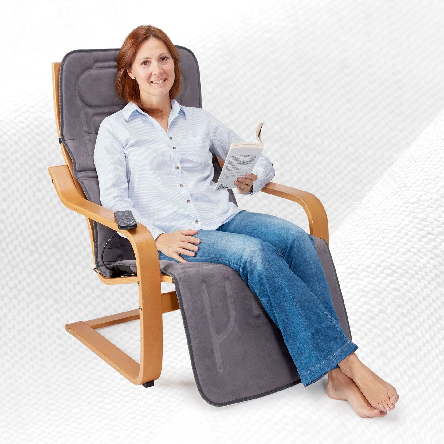 Lanaform Massage Mattress LA110315 – materac do masażu wibracyjnego z podgrzewaniem