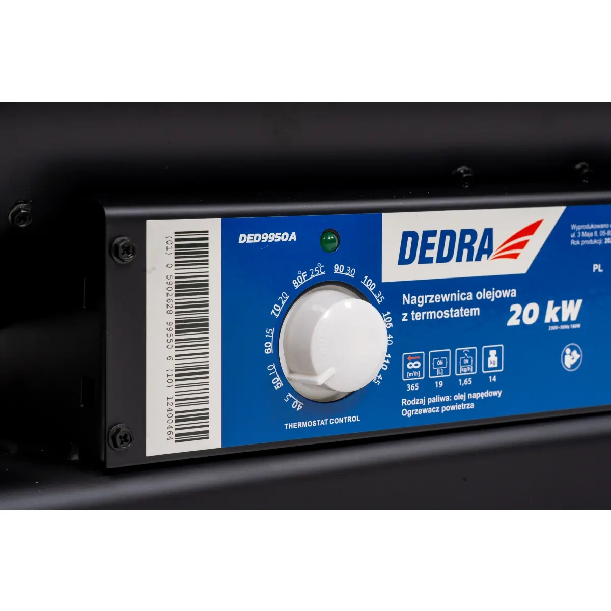 Nagrzewnica olejowa DEDRA DED9950A