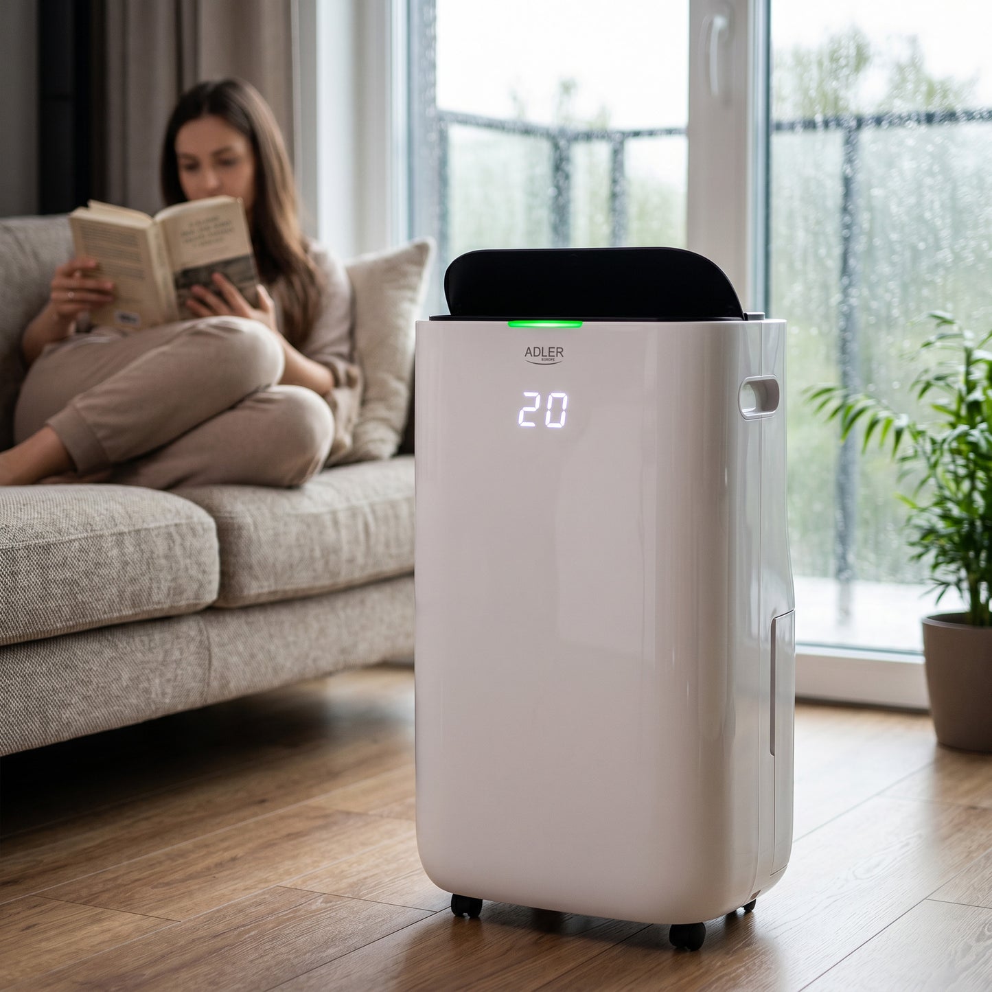 Adler AD 7863 – osuszacz i oczyszczacz powietrza 2w1 z filtrem HEPA H13 | 25 l/24 h