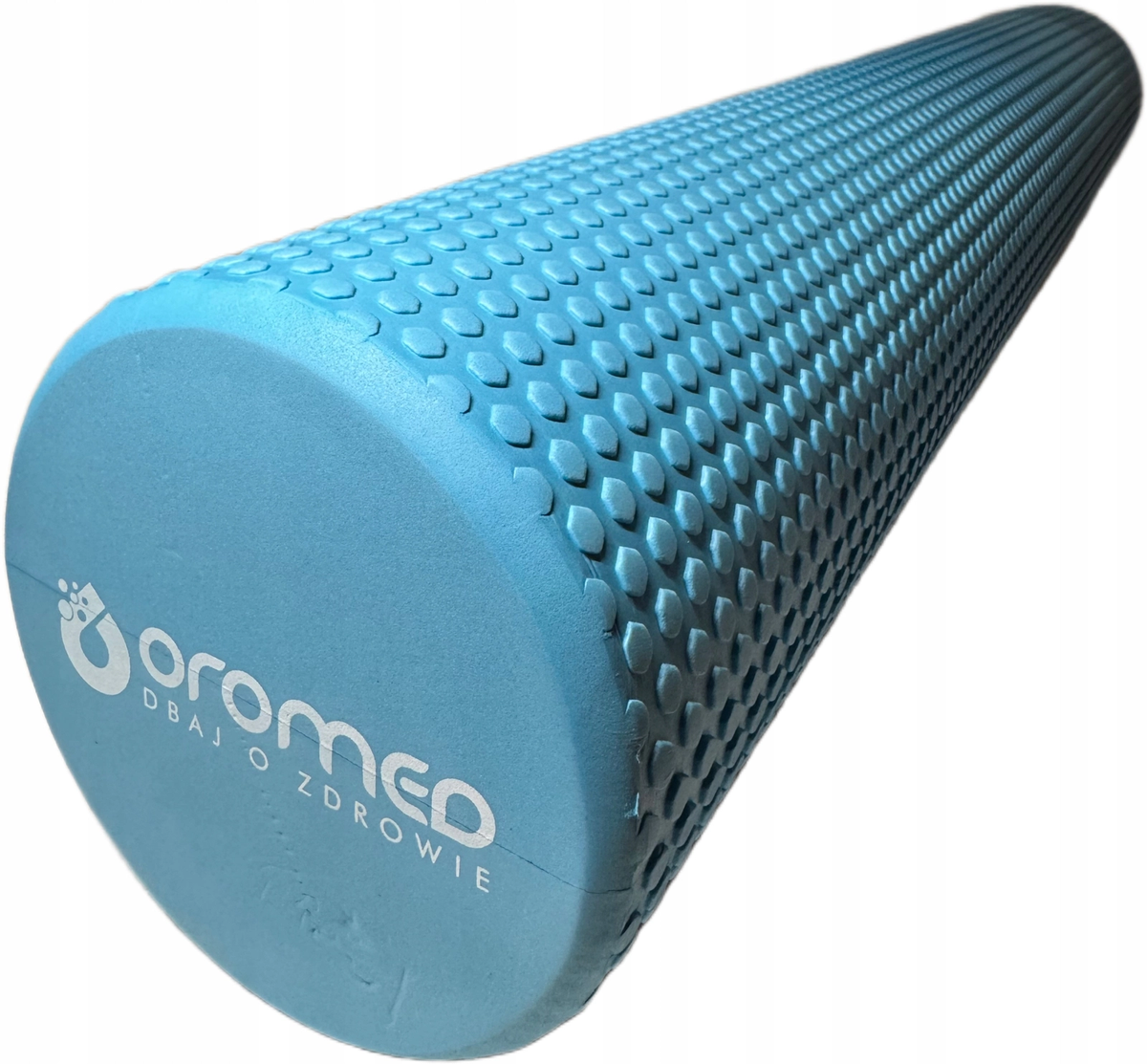 Wałek do masażu CARE+ 90 cm – roller z wypustkami niebieski
