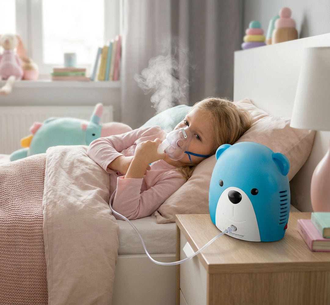 Inhalator kompresorowy Esperanza TEDDY BEAR – nebulizator dla dzieci i dorosłych