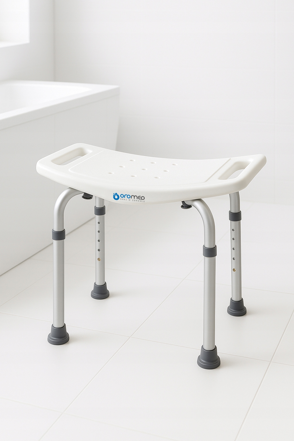 Taboret prysznicowy prostokątny Oromed