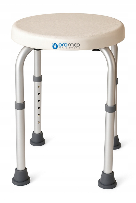 Taboret prysznicowy okrągły Oromed