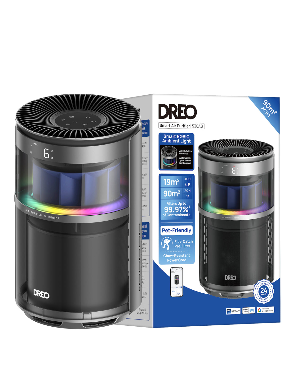 Oczyszczacz powietrza Dreo 530S
