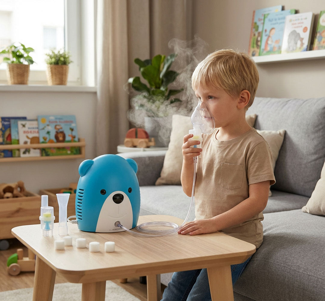 Inhalator kompresorowy Esperanza TEDDY BEAR – nebulizator dla dzieci i dorosłych