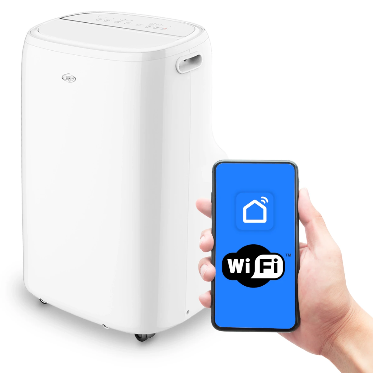 Klimatyzator przenośny ARGO THOR PLUS WIFI – 4,1 kW (15000 BTU), chłodzenie, grzanie, WiFi