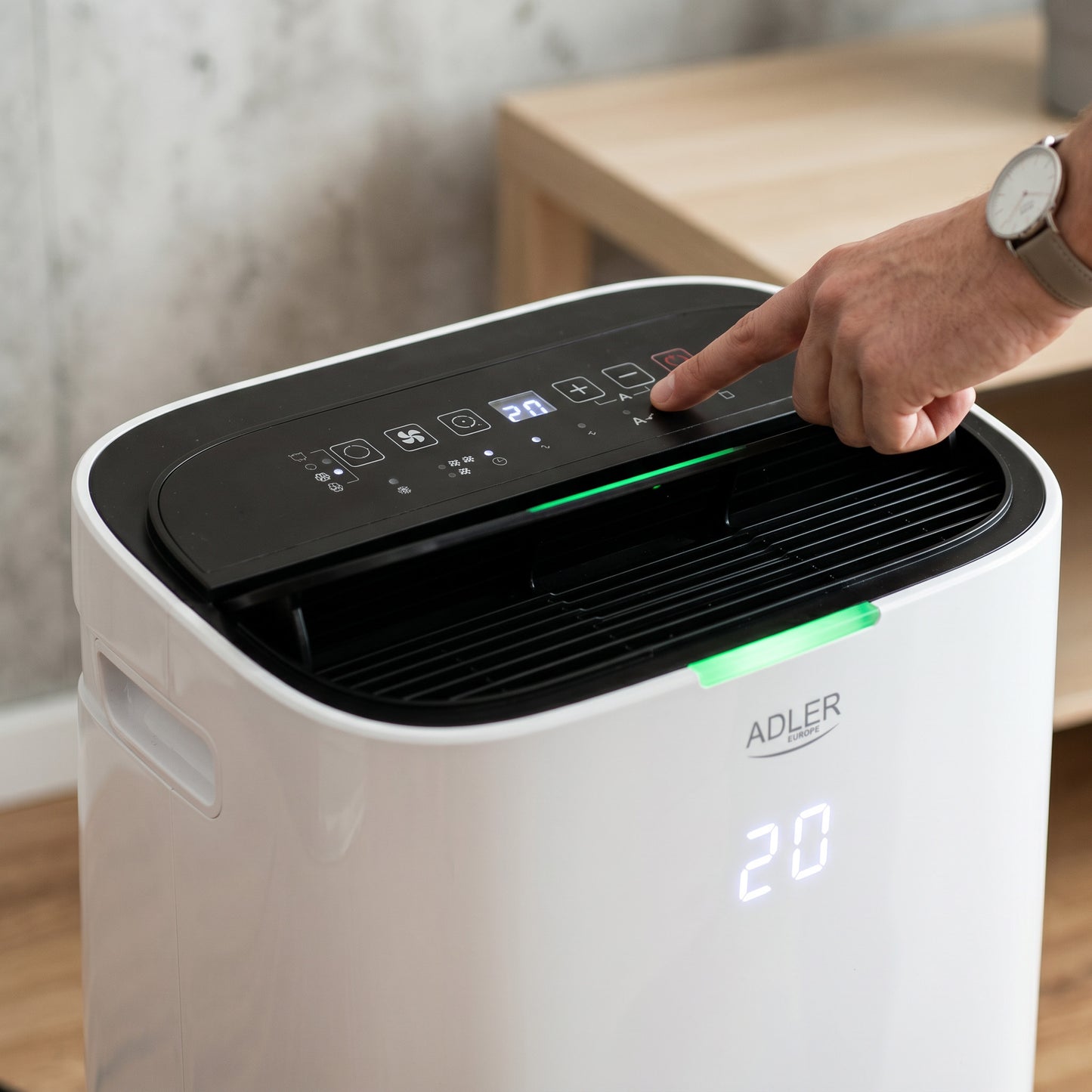 Adler AD 7863 – osuszacz i oczyszczacz powietrza 2w1 z filtrem HEPA H13 | 25 l/24 h