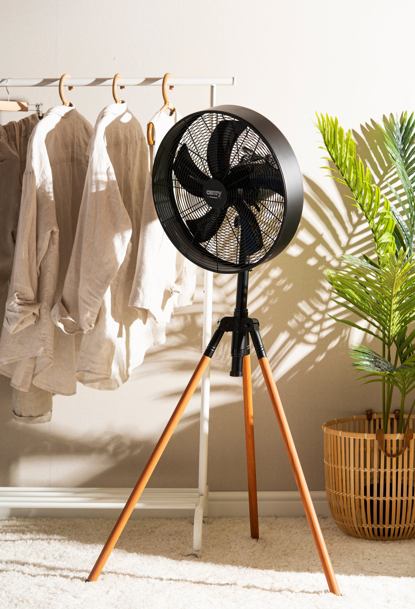 Wentylator stojący Camry CR 7329 Loft 40 cm / 16” – mocny wentylator na statywie 100W