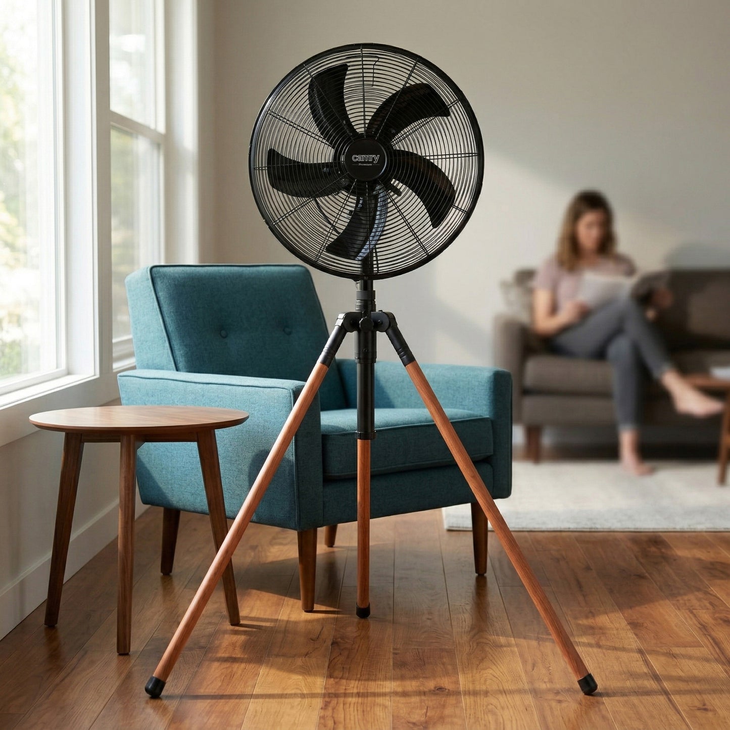 Wentylator stojący Camry CR 7329 Loft 40 cm / 16” – mocny wentylator na statywie 100W