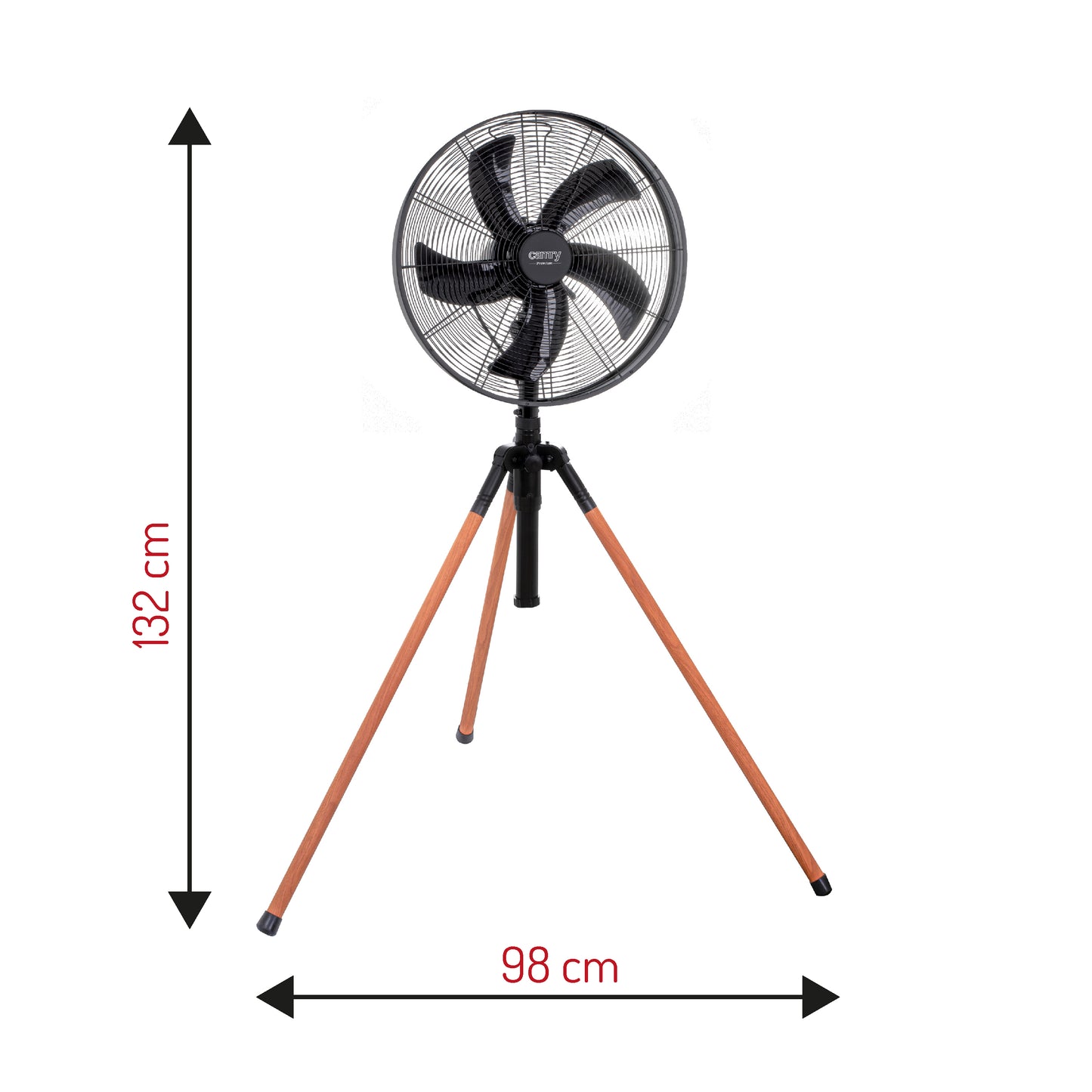 Wentylator stojący Camry CR 7329 Loft 40 cm / 16” – mocny wentylator na statywie 100W