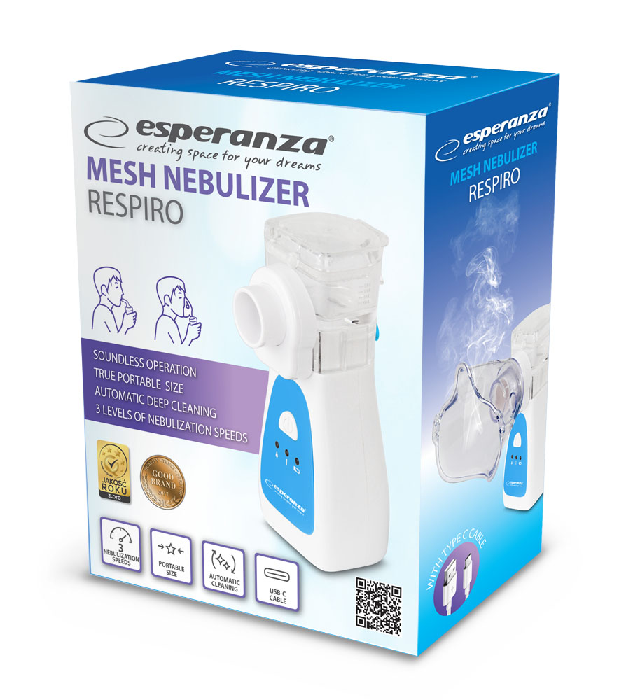 Nebulizator membranowy Esperanza RESPIRO ECN006 nebulizer