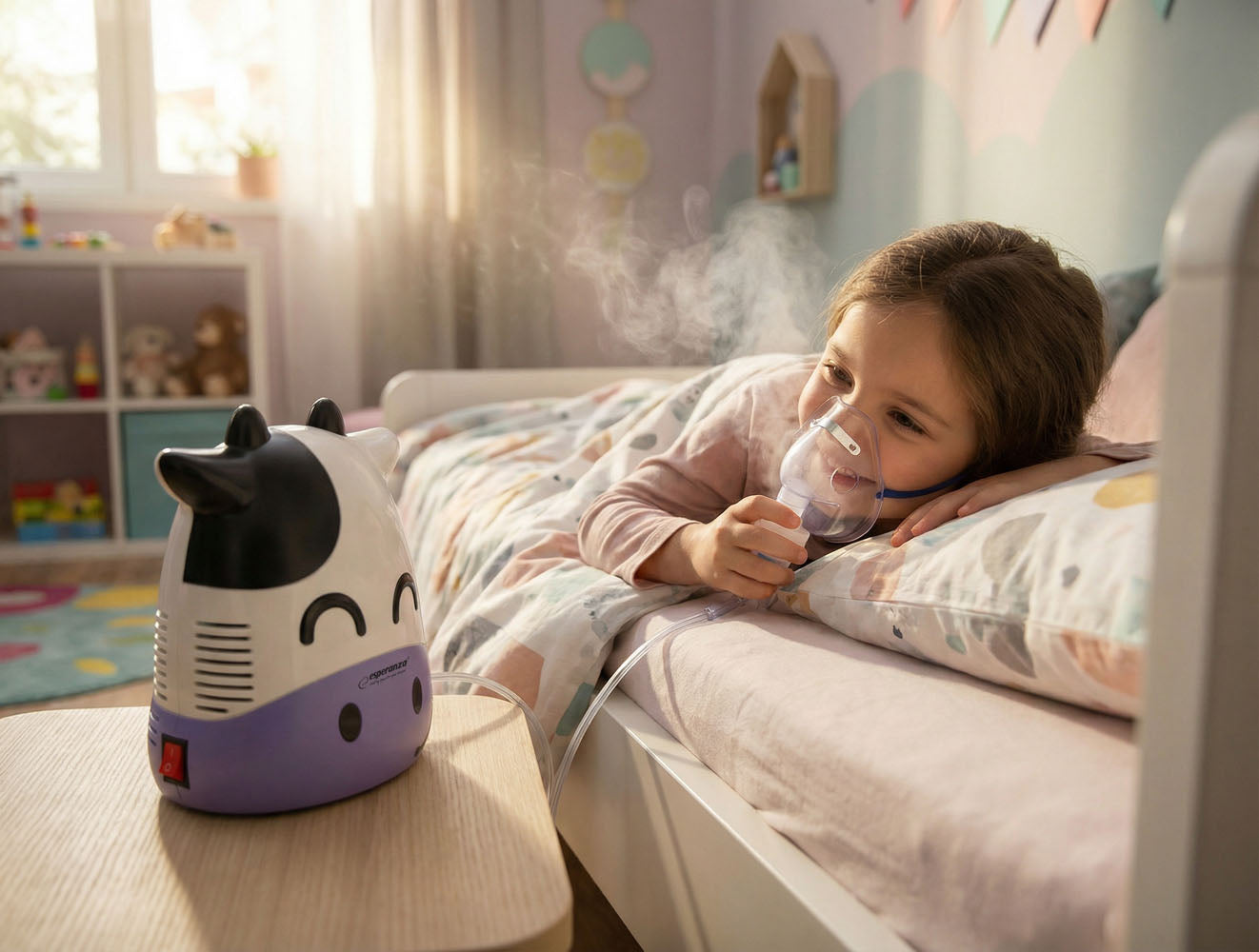 Inhalator kompresorowy Esperanza BREEZE – nebulizator dla dzieci i dorosłych