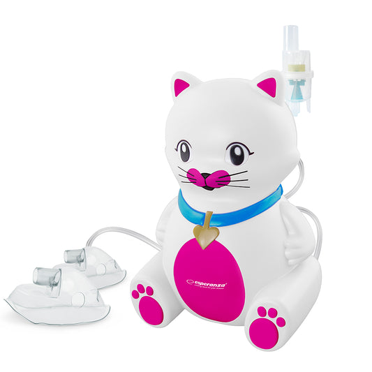 Inhalator kompresorowy Esperanza KITTY – nebulizator dla dzieci i dorosłych