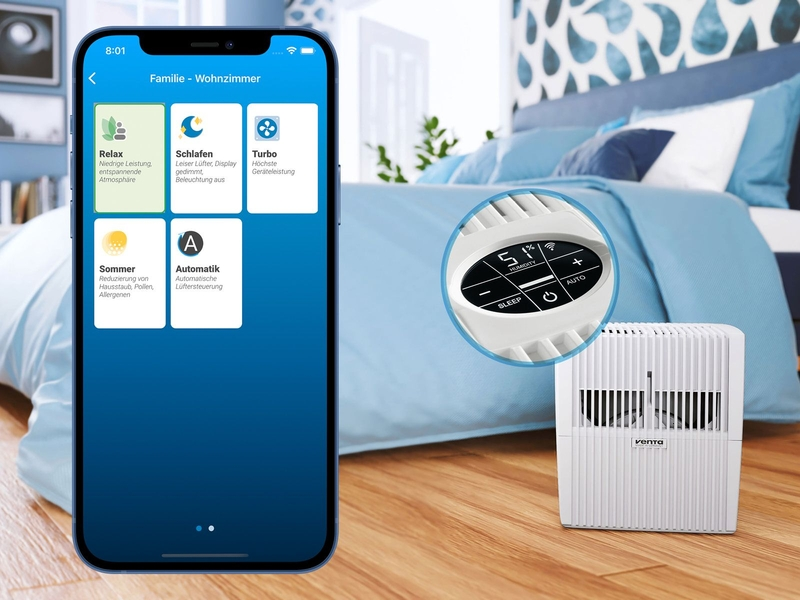 Nawilżacz powietrza Venta AH530 Original Connect z WiFi biały
