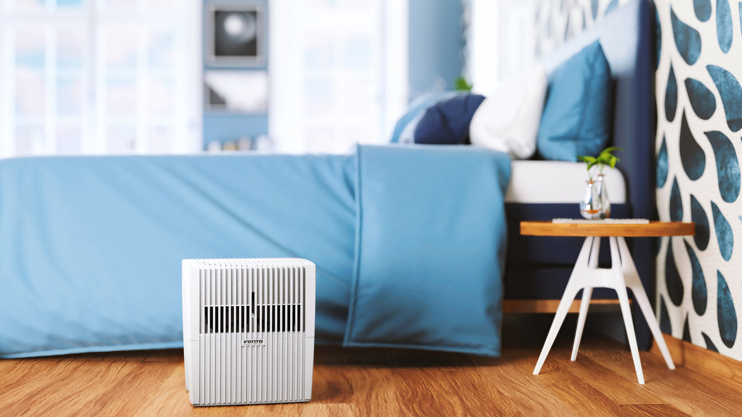 Nawilżacz powietrza Venta LW25 Comfort Plus – białe, stylowe rozwiązanie do zdrowego powietrza