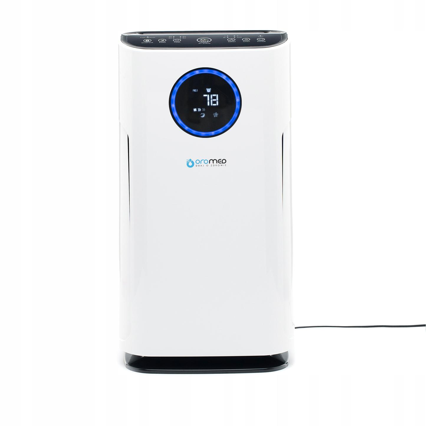 Oczyszczacz powietrza Oromed ORO-AIR PURIFIER HEPA PREMIUM – do 43 m², jonizacja, HEPA, pilot