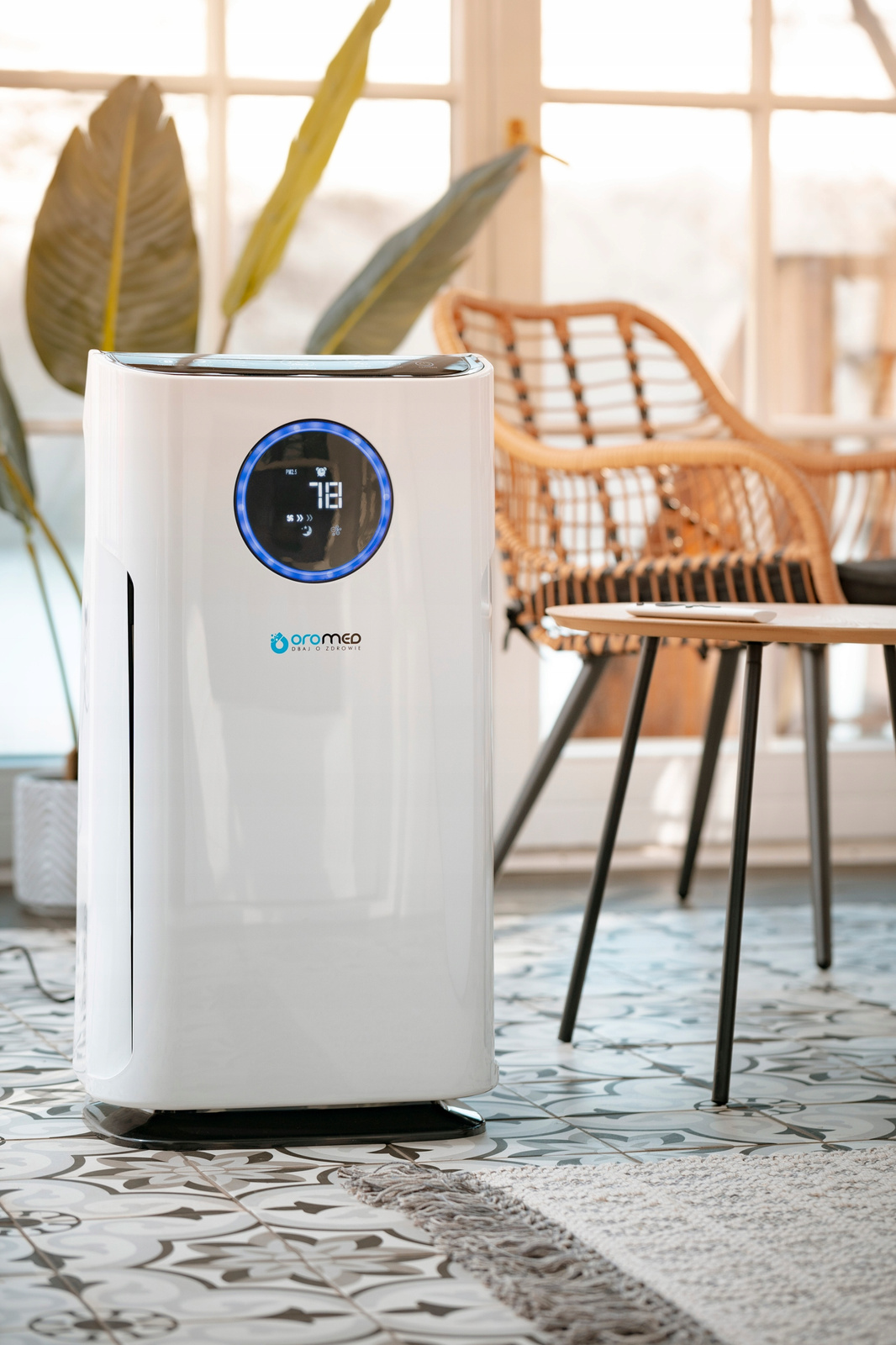 Oczyszczacz powietrza Oromed ORO-AIR PURIFIER HEPA PREMIUM – do 43 m², jonizacja, HEPA, pilot