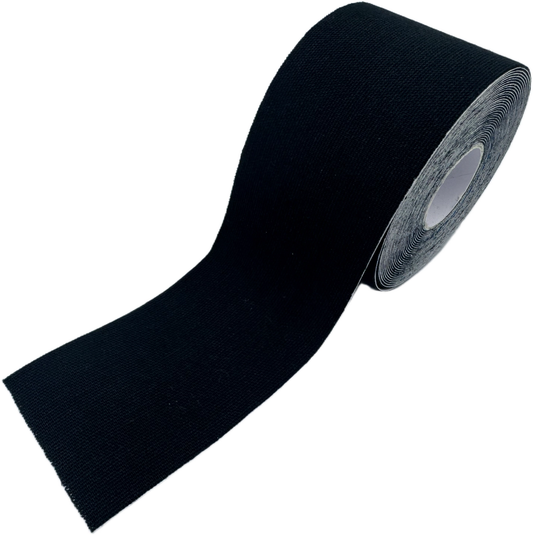 Taśma do kinesiotapingu 5 cm x 5 m czarny